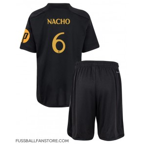 Real Madrid Nacho Fernandez #6 Replik 3rd trikot Kinder 2023-24 Kurzarm (+ Kurze Hosen)